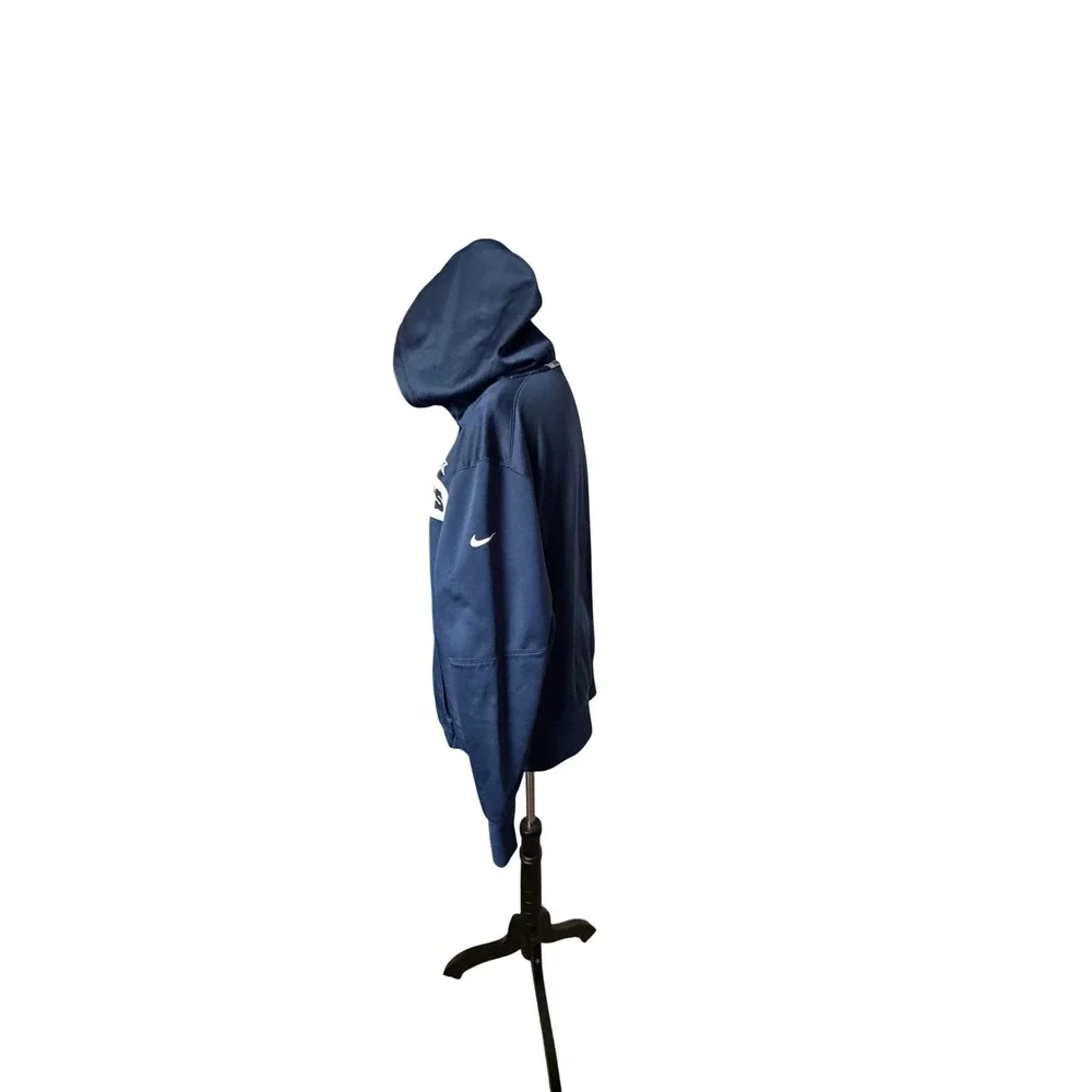 Nike NFL Dallas Cowboys Mens Large Navy Blue On-Field Pullover Hoodie Star Logo